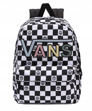 Plecak Vans REALM FLYING V VN0A3UI8XZD Black/White