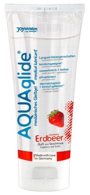 Żel Smakowy Aquaglide Strawberry 100 Ml 14-1707