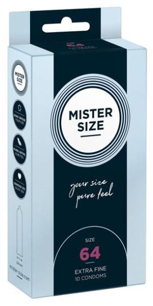 Prezerwatywy Mister Size 64 mm 10 szt