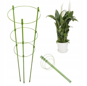 Podpora Pierścieniowa Roślin Kwiatów Podpórka 60cm