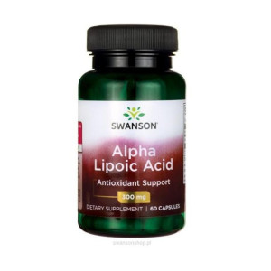 Swanson Alpha-Lipoic Acid 600mg 60 kapsułek