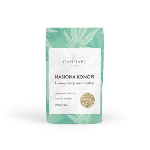 Cannabi Nature Nasiona konopi łuskane 250g, Intenson
