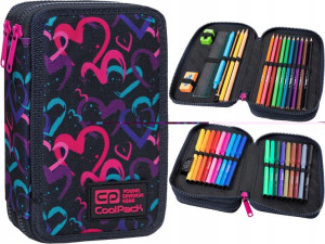COOLPACK Podwójny Piórnik z Wyposażeniem JUMPER 2