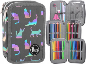 HASH Piórnik z Wyposażeniem ULTRAVIOLET CATS Kotki
