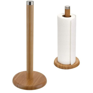Stojak na ręczniki papierowe bambus Deco4Home