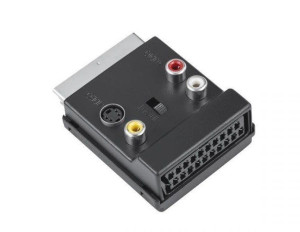 Złącze S-19 EURO wtyk - 3x gniazdo RCA + SVHS + EURO ZLA0350