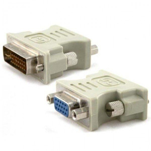Złącze wtyk DVI 24+5 - gniazdo VGA 15 pin /92-103#