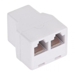 Rozgałęźnik telefoniczny gn.-2 gn. RJ45 TEL0022-2