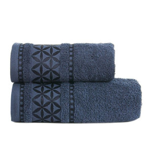 Ręcznik frotte PAOLA granatowy 50x90