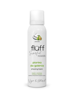FLUFF, Pianka do golenia z avocado i niacynamidem, 150ml