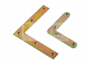 Narożnik Ciesielski 100x1.2mm Prosty Oc Żółty