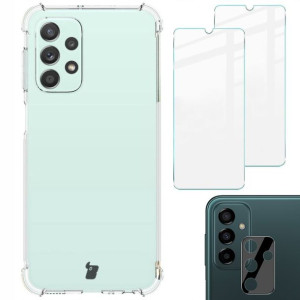 Etui + 2x szkło + obiektyw Bizon do Galaxy M13/M23