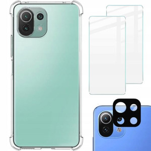 Etui + szkło + aparat Bizon do Xiaomi Mi 11 Lite