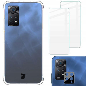Etui + szkło + obiektyw Bizon do Redmi Note 11 Pro