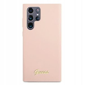 Etui do Galaxy S22 Ultra, Guess Silicone Vintage