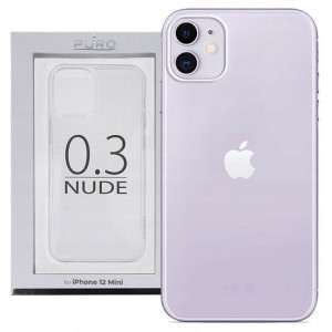Etui do iPhone 12 Mini, PURO Nude 0.3, cover, case