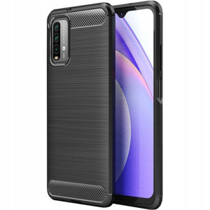 Etui do Xiaomi Pocophone M3, TPU Carbon cover case