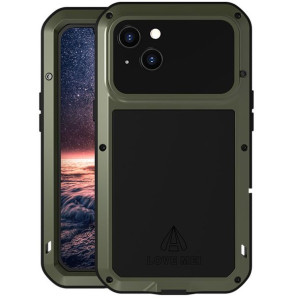 Etui pancerne + szkło do iPhone 13, Love Mei, case
