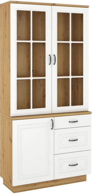 Kredens LUX 100 cm + witryna 1D3S