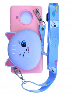 Etui KOT PORTFEL smycz do Samsung Galaxy A33