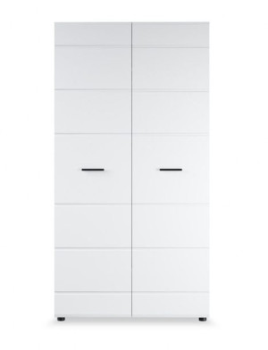 Szafa 100x193x54 CANADA biały wysoki połysk