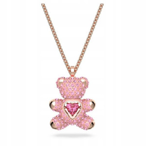 SWAROVSKI - Naszyjnik Teddy Heart Pink ROS
