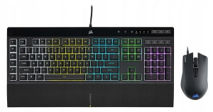 Klawiatura Corsair K55 RGB Pro + Harpoon RGB Pro