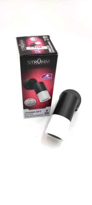 Lampa Oprawa dekoracyjna PIANO SPT GU10 BLACK/WHITE
