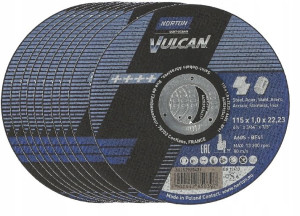 Tarcza Do Cięcia Metalu Norton Vulcan 115*1,0 10sz