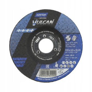 Tarcza Do Cięcia Metalu Norton Vulcan 115*2,5