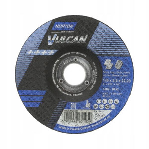 Tarcza Do Cięcia Metalu Norton Vulcan 125*2,5 Inox