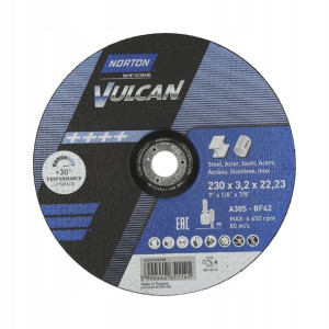 Tarcza Do Cięcia Metalu Norton Vulcan 230*3,2