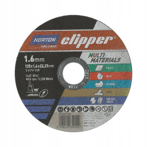 Tarcza Do Cięcia Multi Norton Clipper 125*1,6*22,2