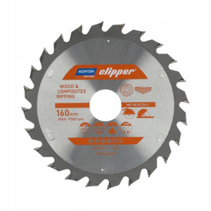 Tarcza Norton Do Cięcia Drewna 160mmx30 T24