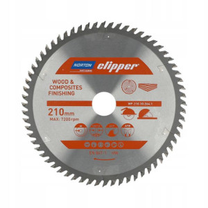 Tarcza Norton Do Cięcia Drewna 210mmx30 T64