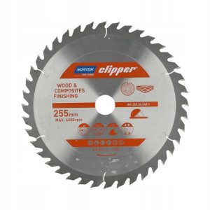 Tarcza Norton Do Cięcia Drewna 255mmx30 T40