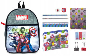Marvel Avengers Plecak + Przybory Szkolne