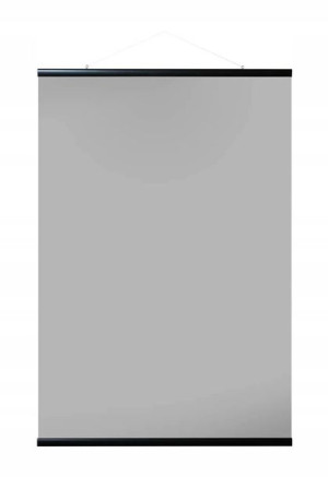 Wieszak Na Plakat 61cm Listwy Magnetyczne Czarne