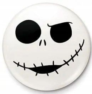 Przypinka Nightmare Before Christmas Jack Skull 2,