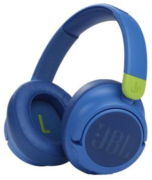 Słuchawki JBL JR460NC (niebieskie, bezprzewodowe, nauszne, bluetooth, dla d