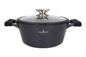 ZWIEGER BLACK STONE Garnek z pokrywką 24cm 3,5L