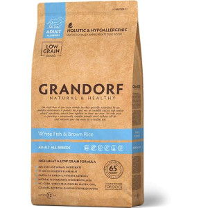 Grandorf White Fish & Brown Rice Adult All Breeds Sucha Karma Dla Psów Wszy