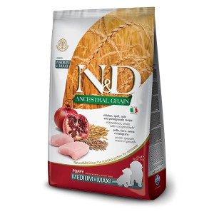 Farmina N&D Ancestral Grain Dog Chicken, Spelt, Oats And Pomegranate Puppy