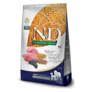 Farmina N&D Ancestral Grain Dog Lamb, Spelt, Oats & Blueberry Adult Medium