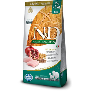 Farmina N&D Ancestral Selection Dog Chicken & Pomegranate Adult medium & Ma