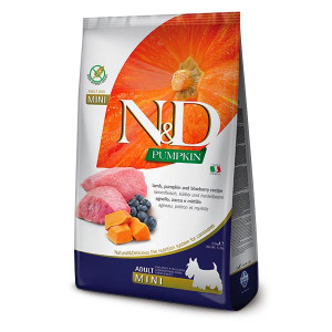 Farmina N&D Dog Pumpkin Lamb & Blueberry Adult Mini Karma Dla Dorosłych Psó