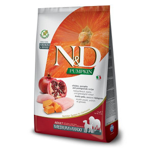 Farmina N&D Dog Pumpkin Chicken & Pomegranate Adult Medium Maxi Dla Dorosły