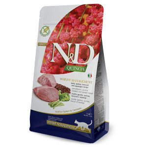 Farmina N&D Cat Quinoa Weight Management Lamb, Broccoli Adult Karma Dla Dor