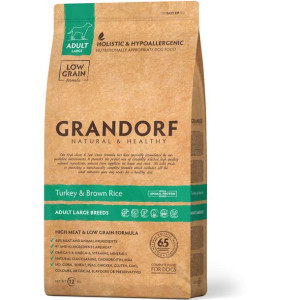 Grandorf Turkey & Brown Rice Adult Large Breed Karma Dla Dorosłych Psów Duż