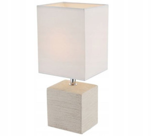 Lampa stołowa nocna E14 GERI beżowa